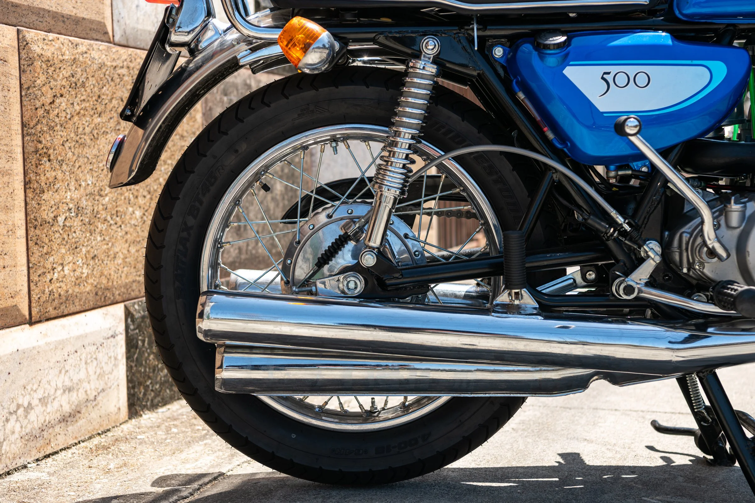 1971 Kawasaki 500 Mach III H1A D284 — Bello Moto SF